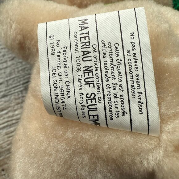 Vintage "Season's Greetings" Plush Teddy Bear - Picture 3 of 8